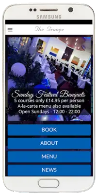 The Grange MK Indian Restauran android App screenshot 4